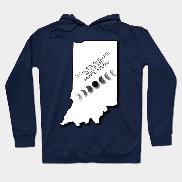 2024 ECLIPSE - MUNCIE INDIANA Hoodie by BD STUDIO